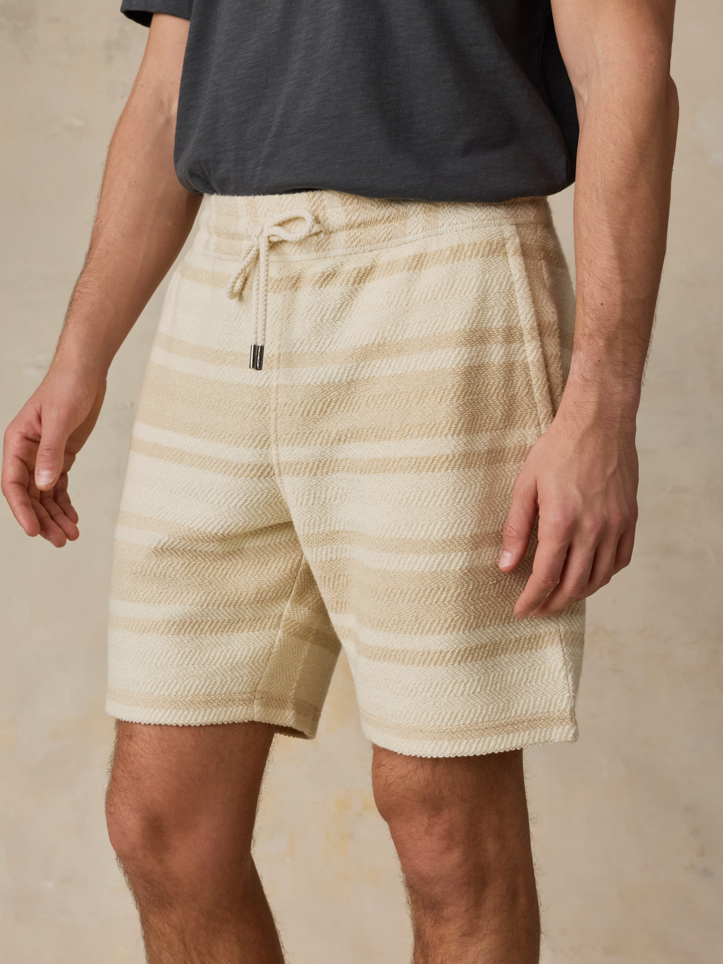 Whitewater Sweatshort - Ivory Desert Stripe - Image 4