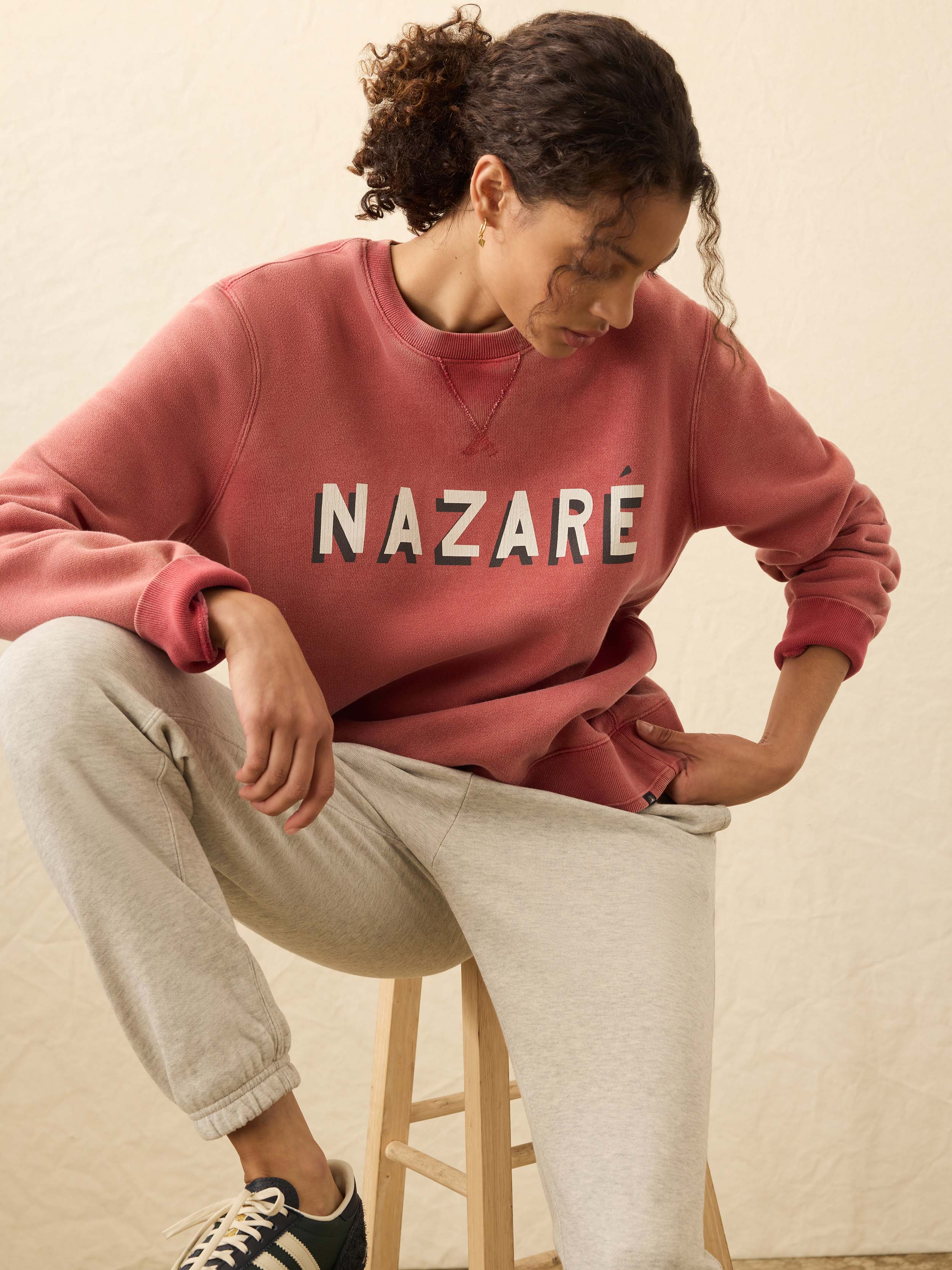 Winter Swell Crewneck Sweatshirt - Lighthouse Red - Image 2