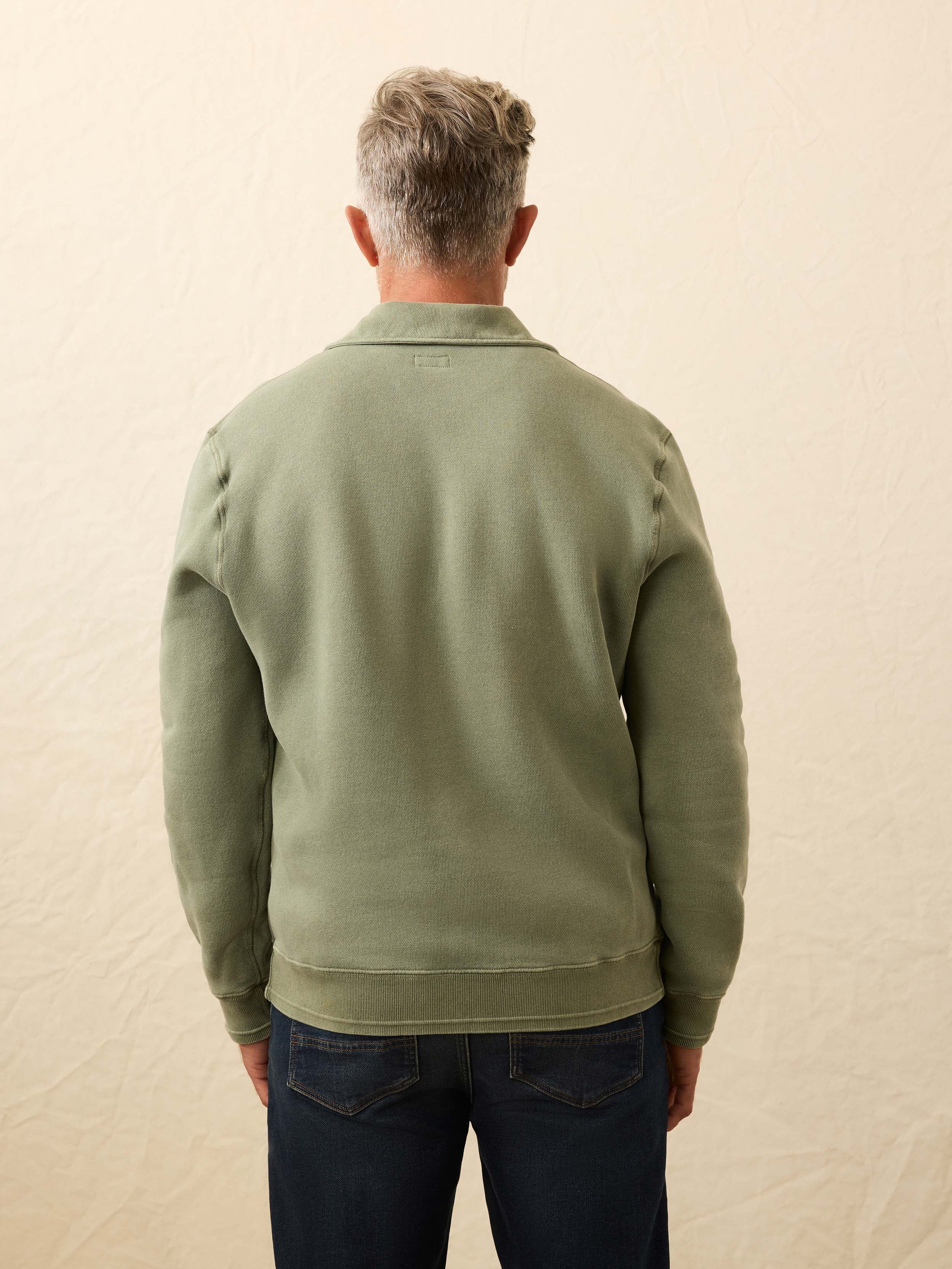 Winter Swell Quarter Zip - Mavericks Olive - Image 6