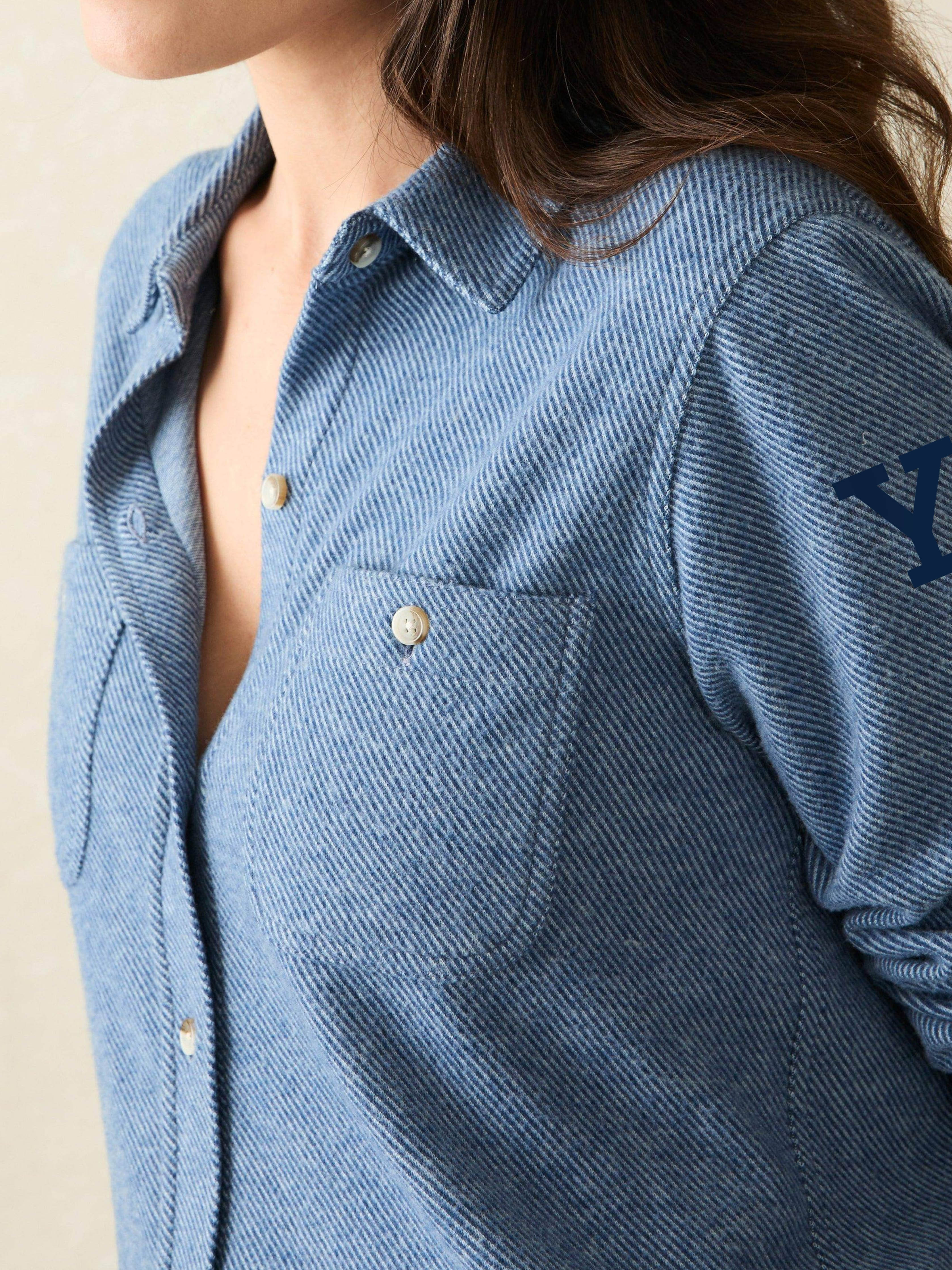 Yale Legend™ Sweater Shirt - Glacier Blue Twill - Image 2
